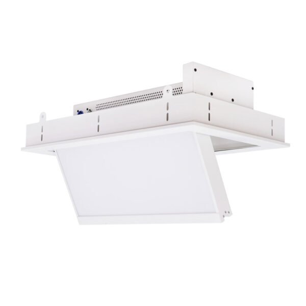 Bi-Color LED Motorized Flip Ceiling Recessed Panel 150W